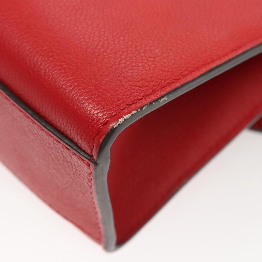 LOUIS VUITTON My Lock Me BB Shoulder Bag Calf leather Red M51419 LV Auth ar13614 - Picture 9 of 16